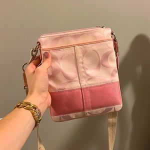 Pink Coach Crossbody